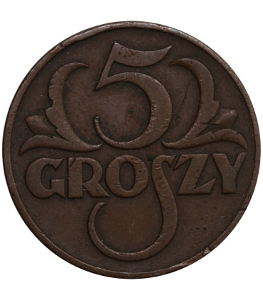 5 groszy 1938 rok, stan 2