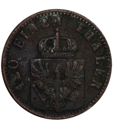 Prusy, 3 Fenigi (Pfennige) 1869 A – Królestwo Prus, Wilhelm I