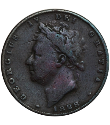 Wielka Brytania, 1 Farthing (1/4 Pensa) 1828 – Jerzy IV