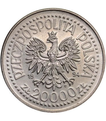 20.000 zł, Zygmunt I Stary, 1994, królowie polscy