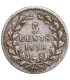 Holandia, 5 Centów 1859 – SREBRO – Król Wilhelm III (Willem III)