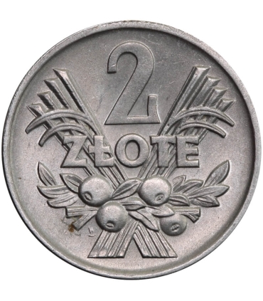 2 zł, Jagody, 1960, stan 1- zegarowy połysk