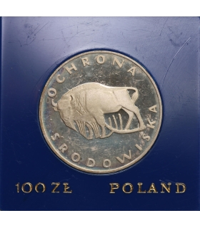 100 zł Żubr Ochrona środowiska 1977
