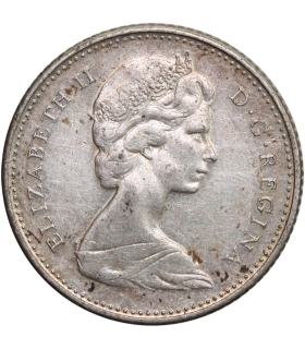 Lot, Kanada 5 x 10 centów, różne, srebro