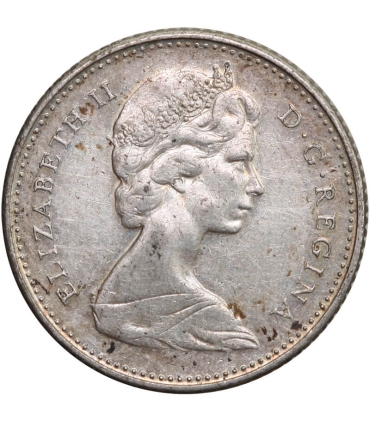 Lot, Kanada 5 x 10 centów, różne, srebro