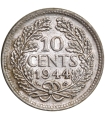 10 Centów – Holandia (Emisja Wojenna), 1944, srebro, Filadelfia