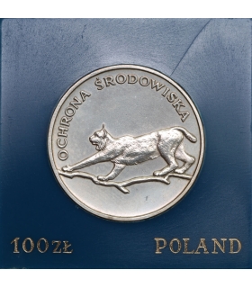 100 zł Ryś Ochrona środowiska 1981