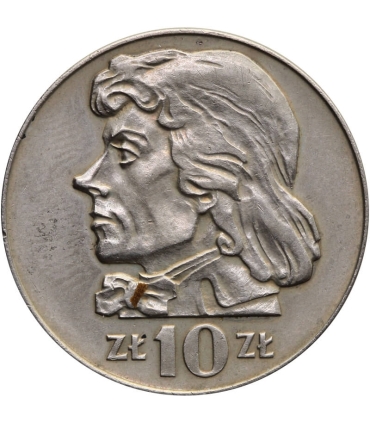 10 zł Kościuszko, 1970, piękna, wyselekcjonowana
