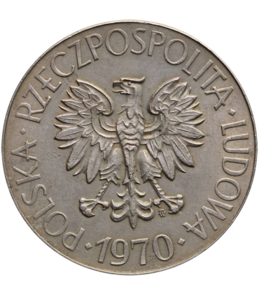 10 zł Kościuszko, 1970, piękna, wyselekcjonowana