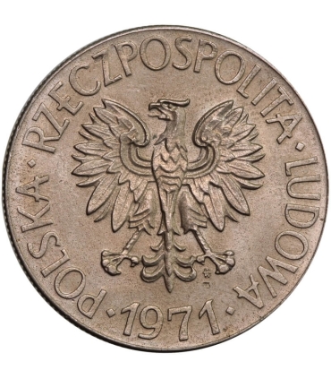 10 zł Kościuszko 1971, stan 1-