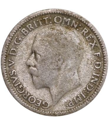 Wielka Brytania, 6 Pensów (Sixpence) 1928 – Srebro