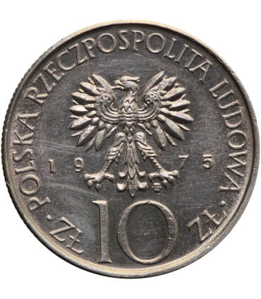 10 złotych, Adam Mickiewicz, 1975, stan 1-