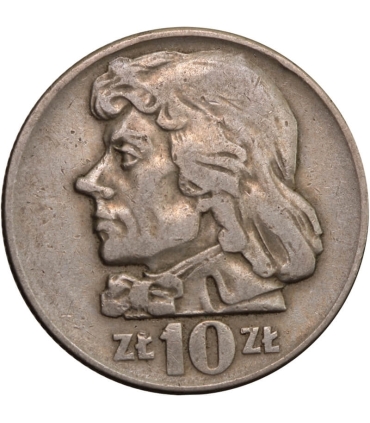 10 złotych Tadeusz Kościuszko 1966, stan 3, RZADKA