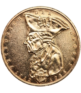 Niemcy RFN, 5 marek 1986 F – Fryderyk Wielki (platerowana)