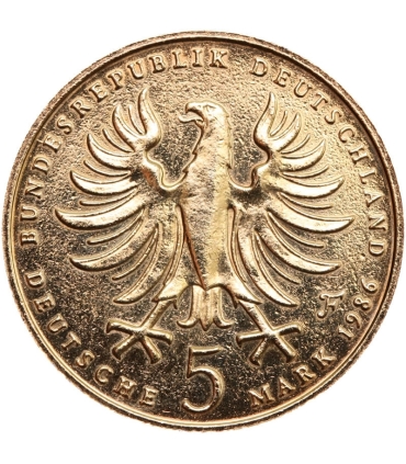 Niemcy RFN, 5 marek 1986 F – Fryderyk Wielki (platerowana)