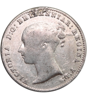 Wielka Brytania, Wiktoria, 3 pensy (Threepence) 1843