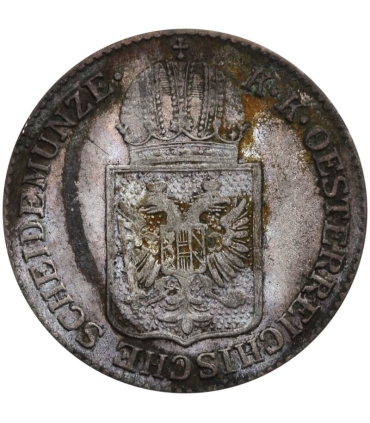 6 Krajcarów 1849 A - Austria - Wiedeń - Srebro
