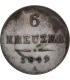 6 Krajcarów 1849 A - Austria - Wiedeń - Srebro