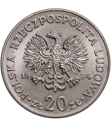 3x 20 złotych Nowotko 1976 ze znakiem mennicy, odmiany A, B, C