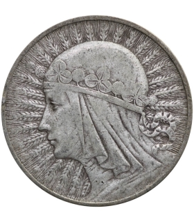 10 złotych Głowa kobiety 1932, stan 3