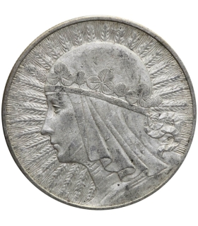 10 złotych Głowa kobiety 1932, stan 2