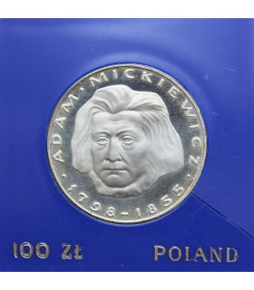 100 zł, Adam Mickiewicz, 1978 r., SREBRO