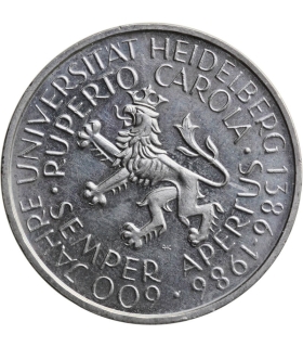 Niemcy 5 marek, 1986 600 lat Uniwersytetu w Heidelbergu