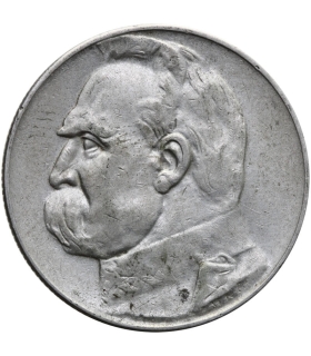 5 złotych Piłsudski 1935, stan 3-