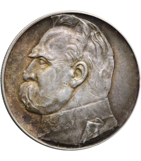 10 zł Piłsudski 1939, stan 3, rzadki rocznik