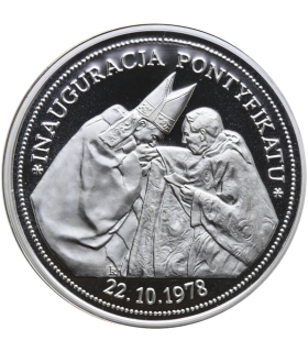 Polska, medal Jan Paweł II, Inauguracja pontyfikatu, 2008 r.