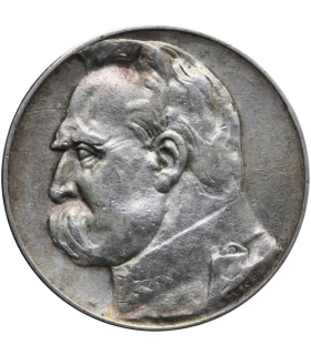 5 złotych Piłsudski 1935, stan 3-