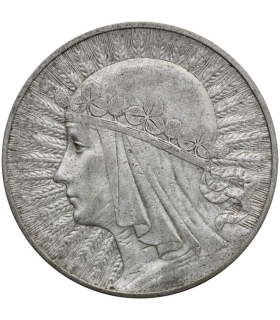 10 złotych Głowa kobiety 1932, stan 3