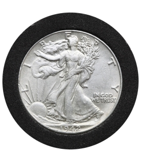 USA - 1/2 dolara - idąca Wolność, 1942, stan 3