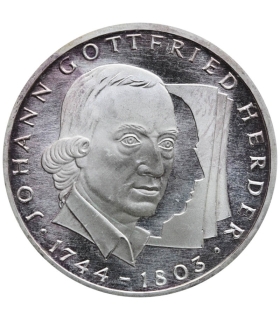Niemcy 10 Marek 1994 G – 250. Rocznica Urodzin Johanna Gottfrieda Herdera, srebro
