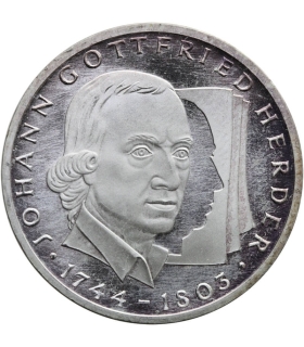 Niemcy 10 Marek 1994 G – 250. Rocznica Urodzin Johanna Gottfrieda Herdera, srebro