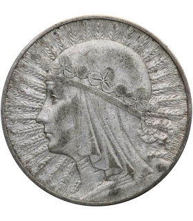 10 złotych Głowa kobiety 1932, stan 3