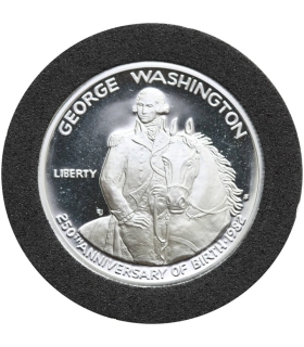 1/2 dolara Waszyngton - 250 rocznica urodzin 1982 + certyfikat