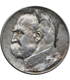 5 złotych Piłsudski 1935, stan 3-