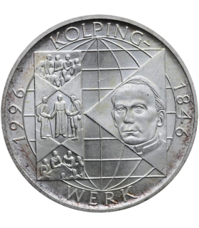 Niemcy 10 Marek 1996 A – 150 Lat Dzieła Kolpinga | Srebro