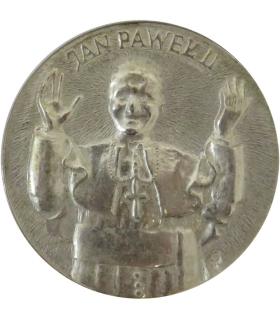 Medal Jan Paweł II 600 lat Maryi Jasna Góra 1382-1983 srebro, etui