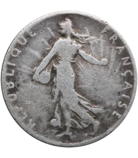 Francja 50 centymów, 1909, srebro