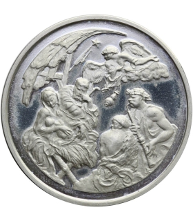 Medal Jan Paweł II 600 lat Maryi Jasna Góra 1382-1983 srebro, etui