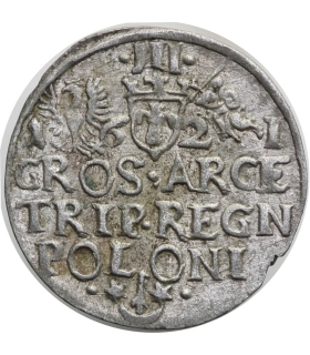 Zygmunt III Waza trojak koronny 1621, ładny