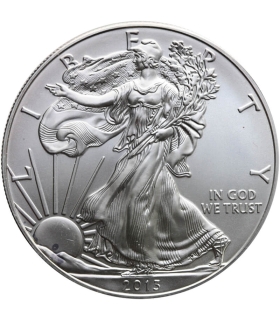 1 Dollar Liberty Orzeł 2013, 1 uncja srebro Ag 999 stan 1