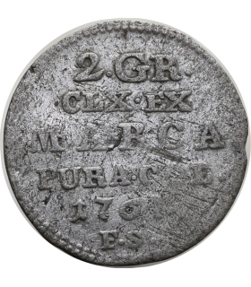 Polska, 1 grosz, S. A. Poniatowski, 1767 G, stan 3