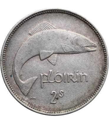 Irlandia 2 szylingi (floren), 1928, srebro