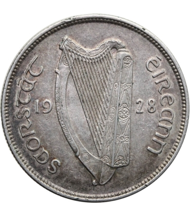 Irlandia 2 szylingi (floren), 1928, srebro