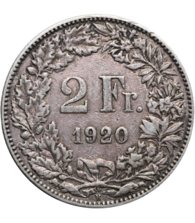Szwajcaria 2 franki, 1920