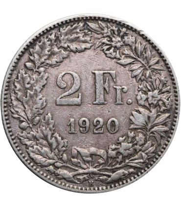 Szwajcaria 2 franki, 1920
