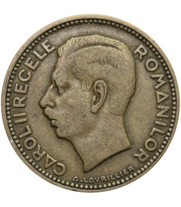 Rumunia 20 lejów, 1930 Portret Karola II